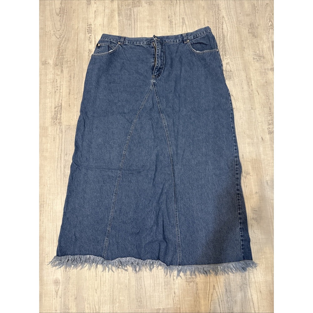 Quizz maxi skirt size‎ 20, dark wash